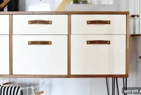 Handcrafting Leather Drawer Pulls for Custom Furniture