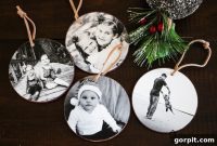 Crafting Personalized Photo Christmas Ornaments