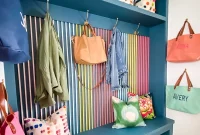 DIY Wood Slat Accent Wall