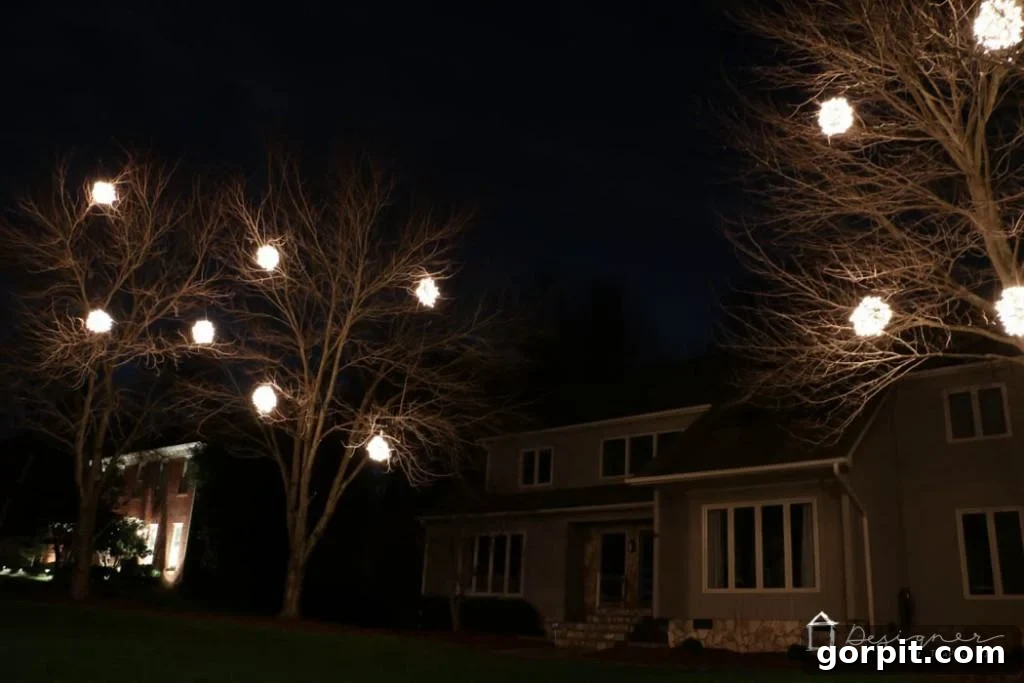 Experience the magic of homemade lighted Christmas balls. Our guide helps you create these stunning, glowing outdoor decorations.