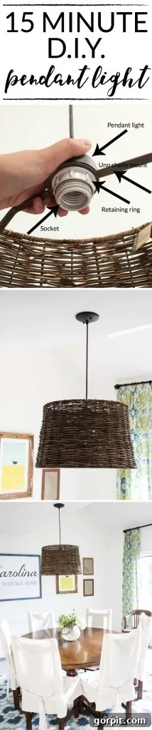 Instant Glow: Beginner-Friendly DIY Lighting 13 Collage of various DIY lighting projects by the same blogger, encouraging readers to explore more tutorials for home lighting transformations.