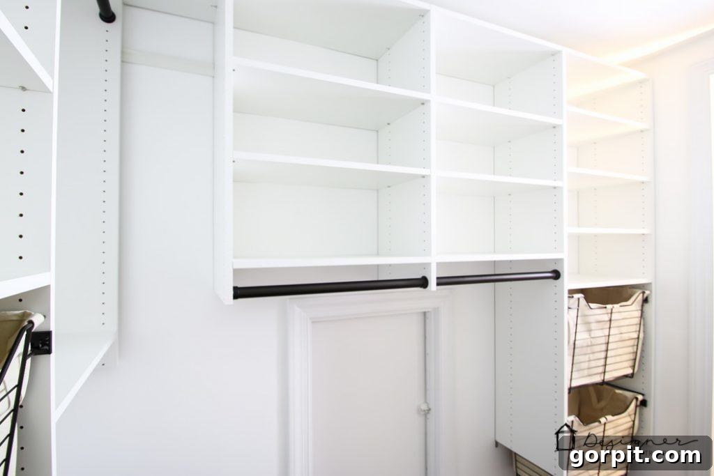 Falling for My DIY Dream Closet 10 WOW! This DIY closet system reveal is seriously amazing. It's beautiful and seems easy to install and affordable. Now I just need to convince the hubby :)