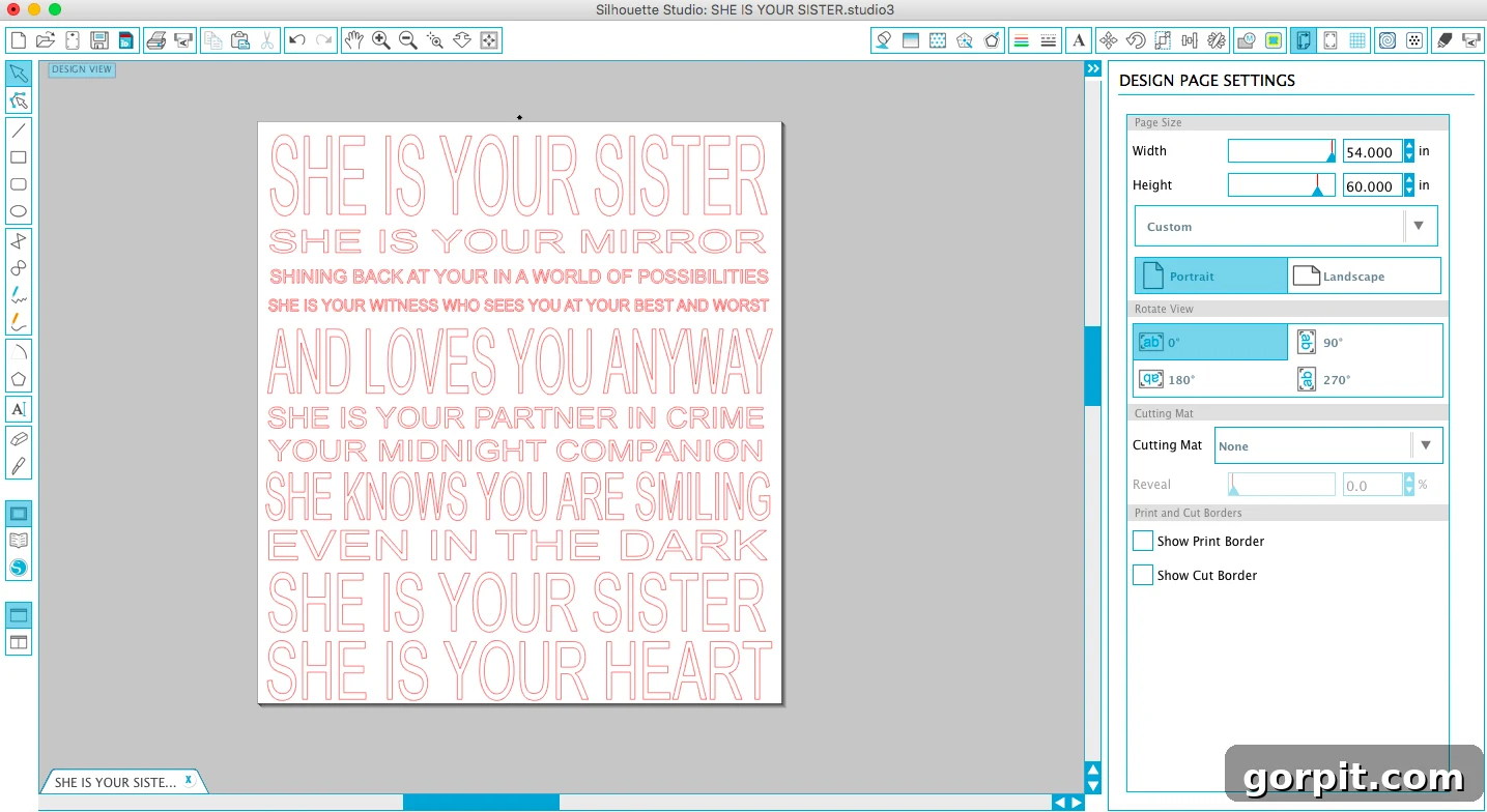 This is AMAZING! You can make your own decals to create any custom wall quote you want. Huge impact for a small cost. And I adore this quote about sisters :)