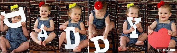 Unforgettable Father's Day Photos The Gift He Will Treasure 3 SO SWEET!!!! LOVE these ideas for special Father's Day pictures! What a perfect gift for a dad or granddad!