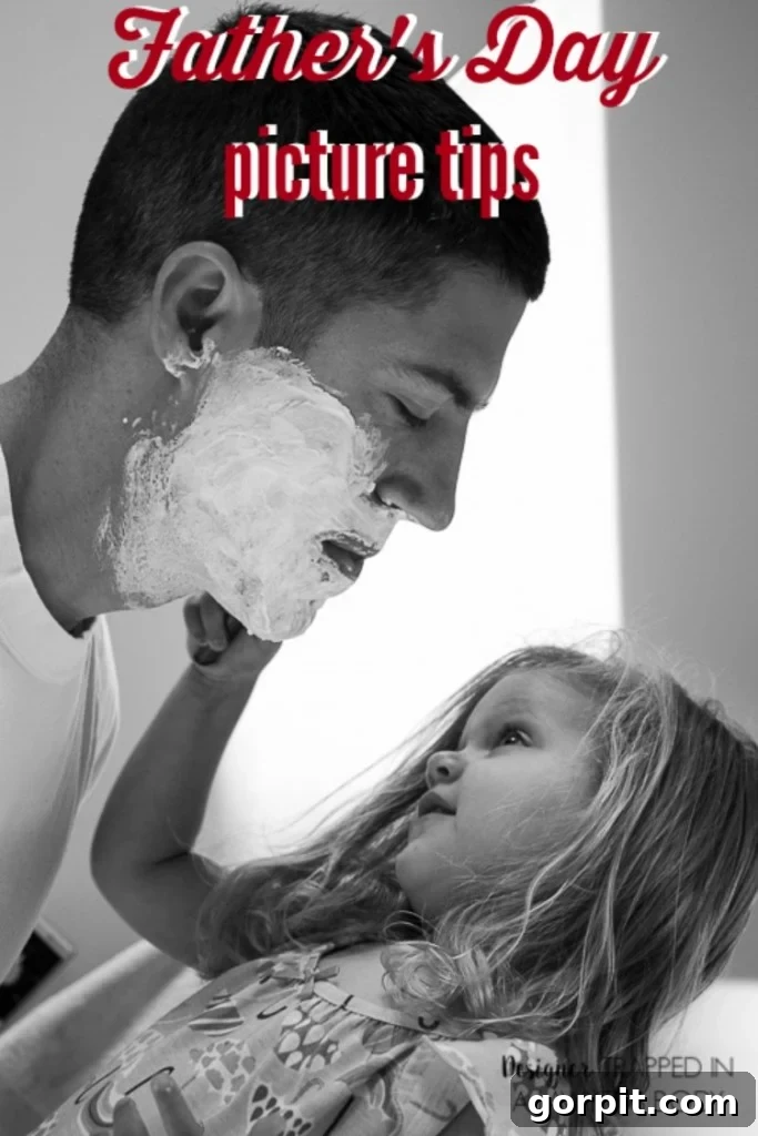 Unforgettable Father's Day Photos The Gift He Will Treasure 9 SO SWEET!!!! LOVE these ideas for special Father's Day pictures! What a perfect gift for a dad or granddad!