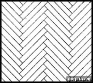 Transforming an Old Fence into a DIY Herringbone Wall 6 4-Herringbone-Pattern