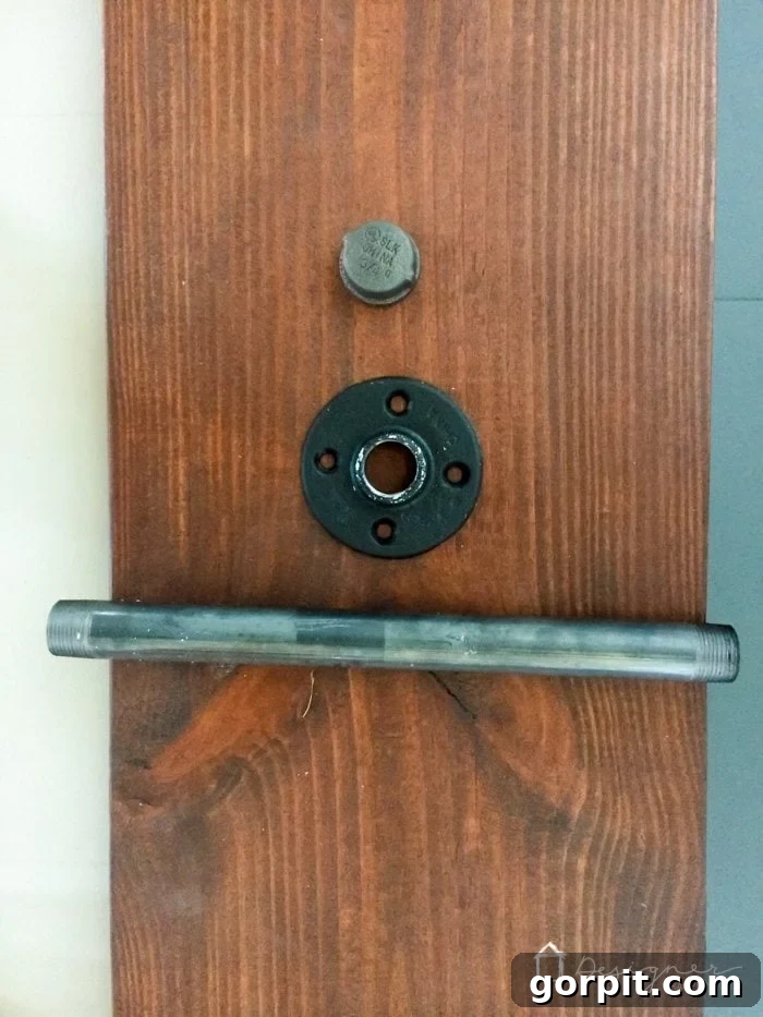 Easy Pipe Shelf Building Guide 3 DIY pipe shelves in a dining room setting