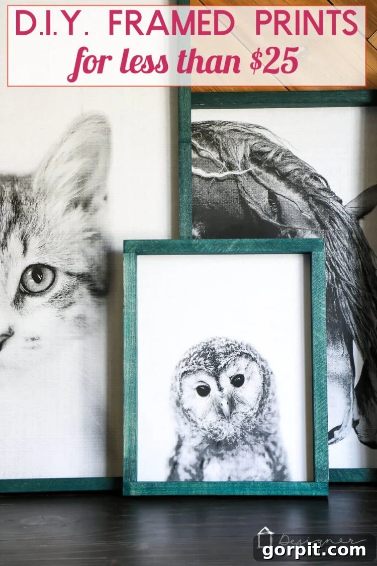 Stunning DIY large wall art created with engineer prints and custom frames, offering an affordable and artistic solution for home decor.