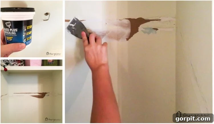 DAP Alex Plus Spackling is the ultimate solution for smooth wall repairs before applying custom wall decals.