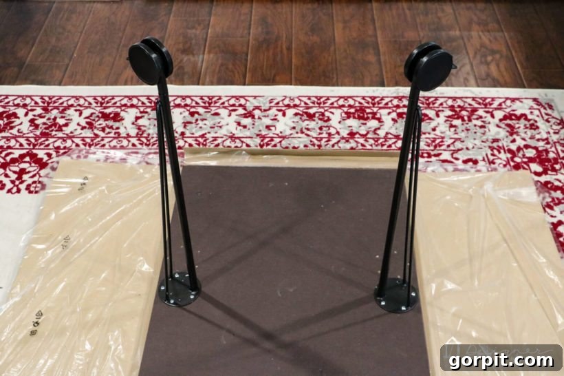 Stunning Ikea Desk Makeover Made Simple 4 IKEA Hack Work Table with Krille Legs and Barkaboda Countertop