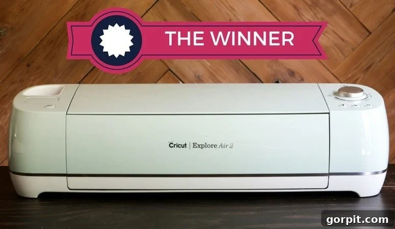 Cricut Explore Air 2 is the winner