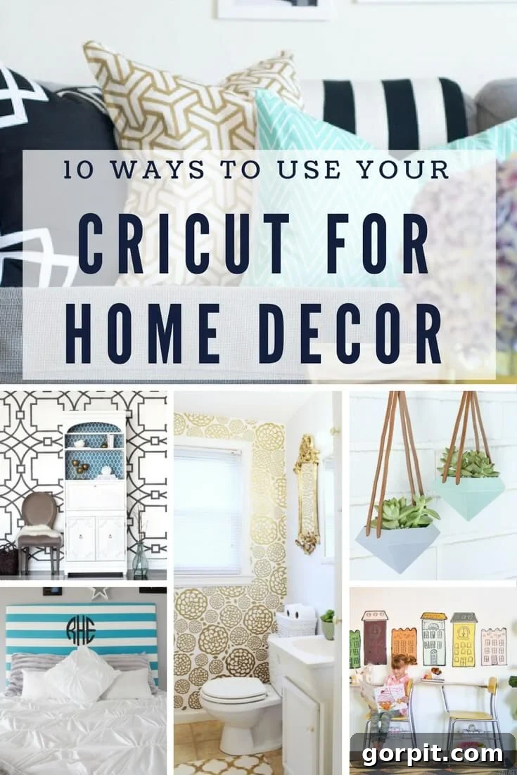 Crafting Your Home and Life with Cricut and Silhouette 2 Wondering what you can make with your Cricut cutting machine? This list of DIY Cricut projects will give you tons of inspiring ideas!