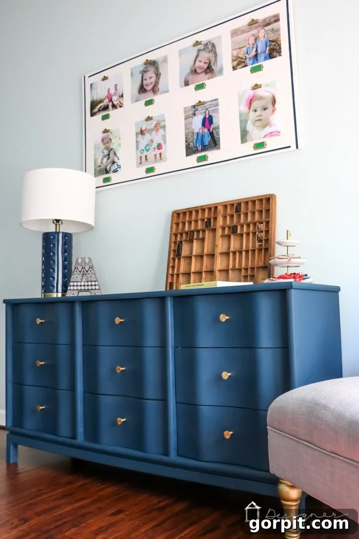 Detailed guide on how to paint a wooden dresser