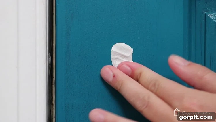 Mastering Door Hole Repairs 4 DIY door repair is fast and easy--repair holes and rot in doors with ease. Just follow this step-by-step tutorial.