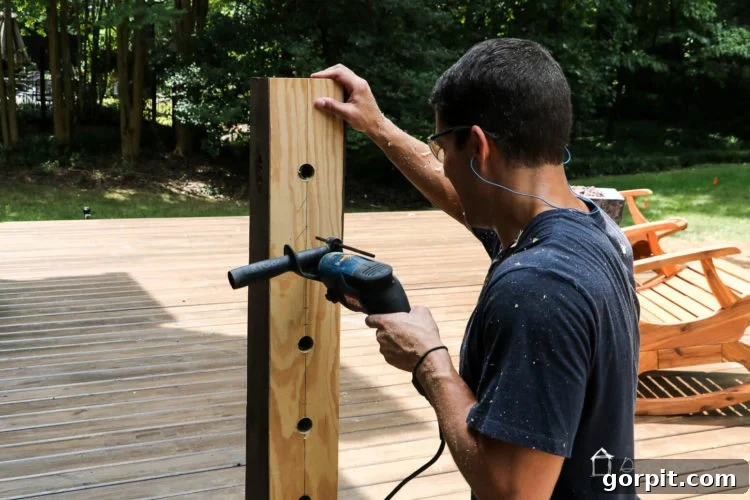 Deck Bar Bliss for Less 8 Dreaming of an outdoor bar or deck bar? We were too and we are sharing our plans for this easy and affordable DIY deck bar!
