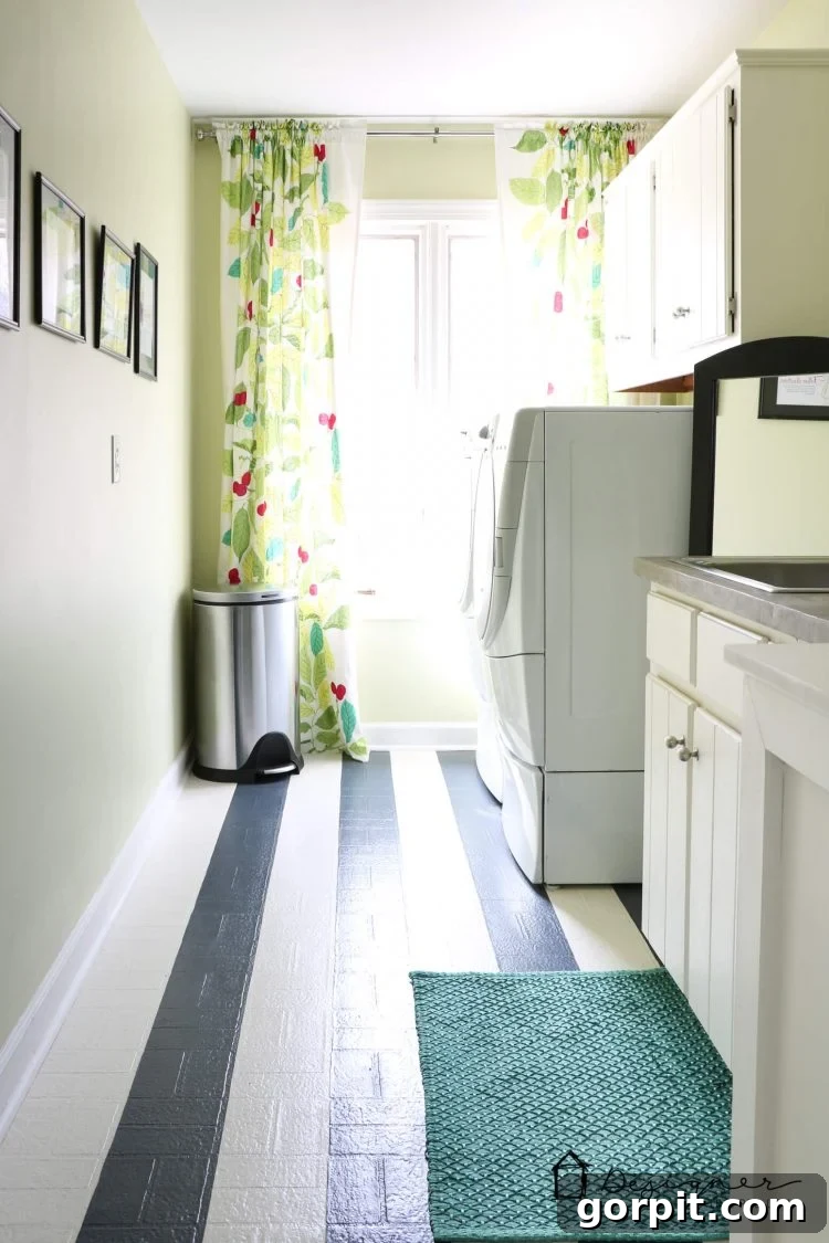 Flooring Explained: The Advantages and Disadvantages of Every Type 3 Transform your old, outdated, or ugly vinyl floors by painting them! This detailed tutorial shows you how to paint vinyl floors for lasting results, even after years of daily use.