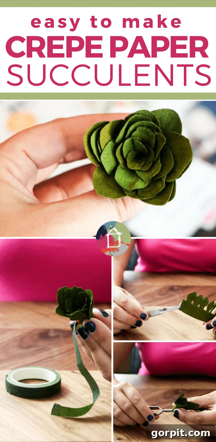 Cricut's Edge: Crafting Impeccable Crepe Paper Succulents 2 Cricut Maker effortlessly cutting delicate crepe paper for DIY succulents. A comprehensive review and tutorial.