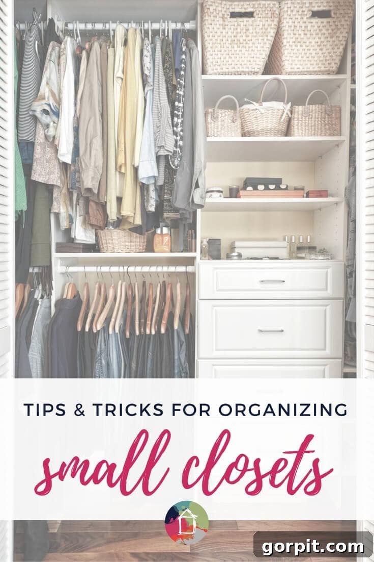 Transform your small closet with these clever organization tips, making every inch count for efficient storage and a decluttered wardrobe.