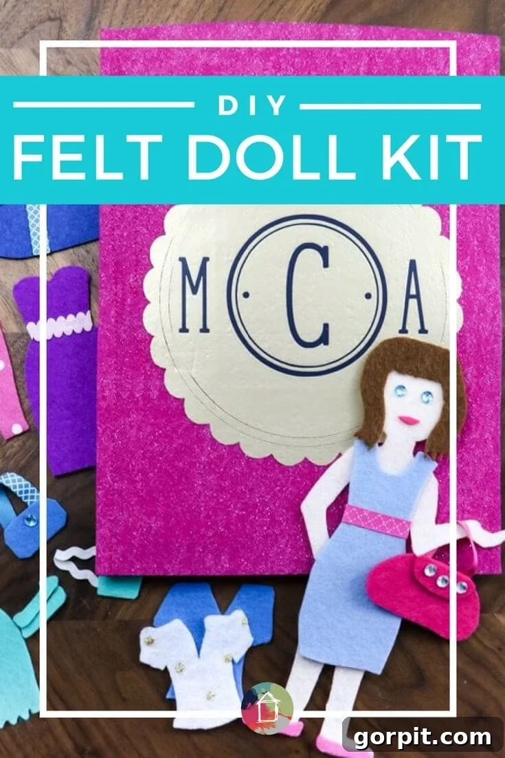Creative Felt Doll Kit 2 Create a captivating DIY felt doll kit, perfect for quiet playtime and imaginative adventures. Learn to craft your own unique felt doll with this detailed, step-by-step tutorial.