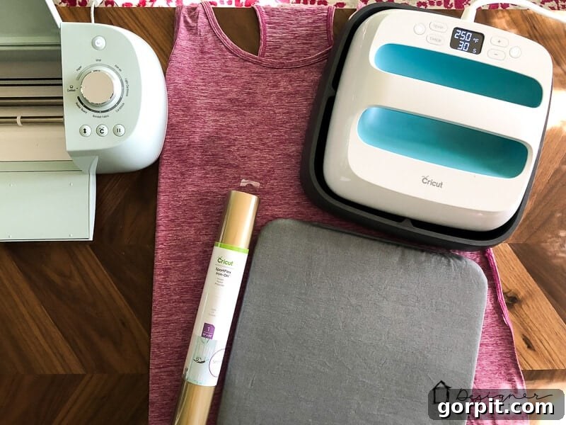 Learn how to use Cricut SportFlex Iron On to customize workout clothes, bathing suits, yoga pants, and other stretchy fabrics. This tutorial covers everything from design to application for durable, flexible results.
