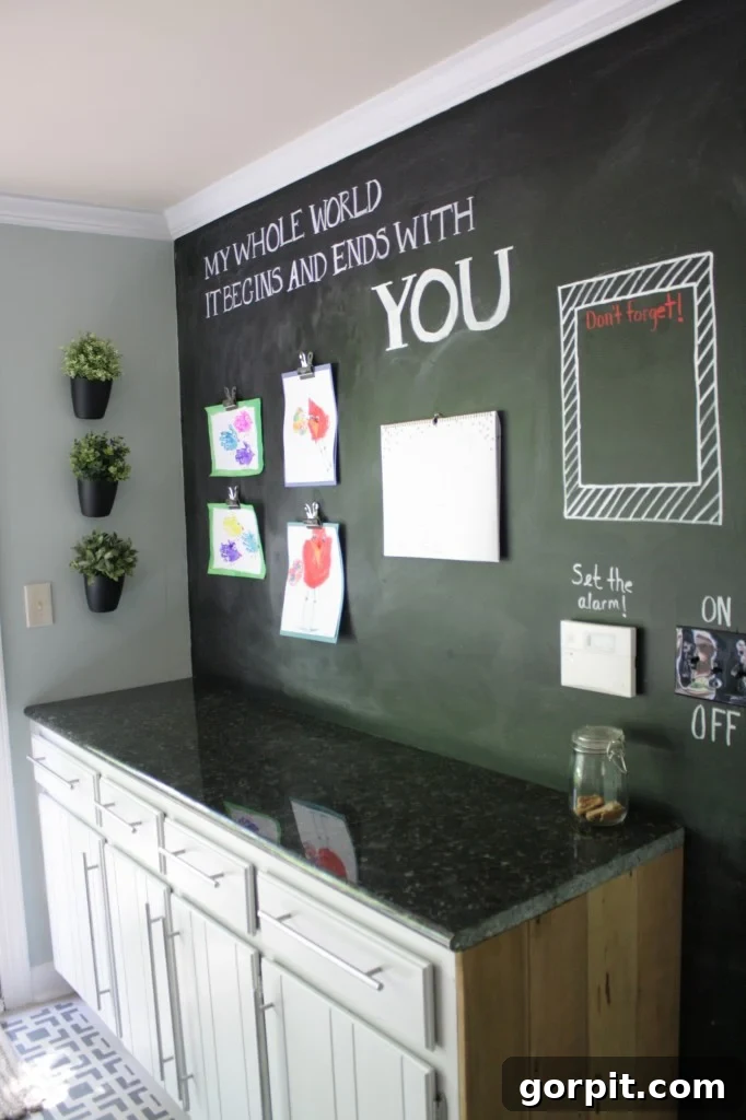 WOW! Budget kitchen makeover by Designer Trapped in a Lawyer's Body. Totally transformed with PAINT! #kitchenmakeover