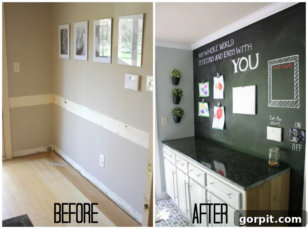 WOW! Budget kitchen makeover by Designer Trapped in a Lawyer's Body. Totally transformed with PAINT! #kitchenmakeover
