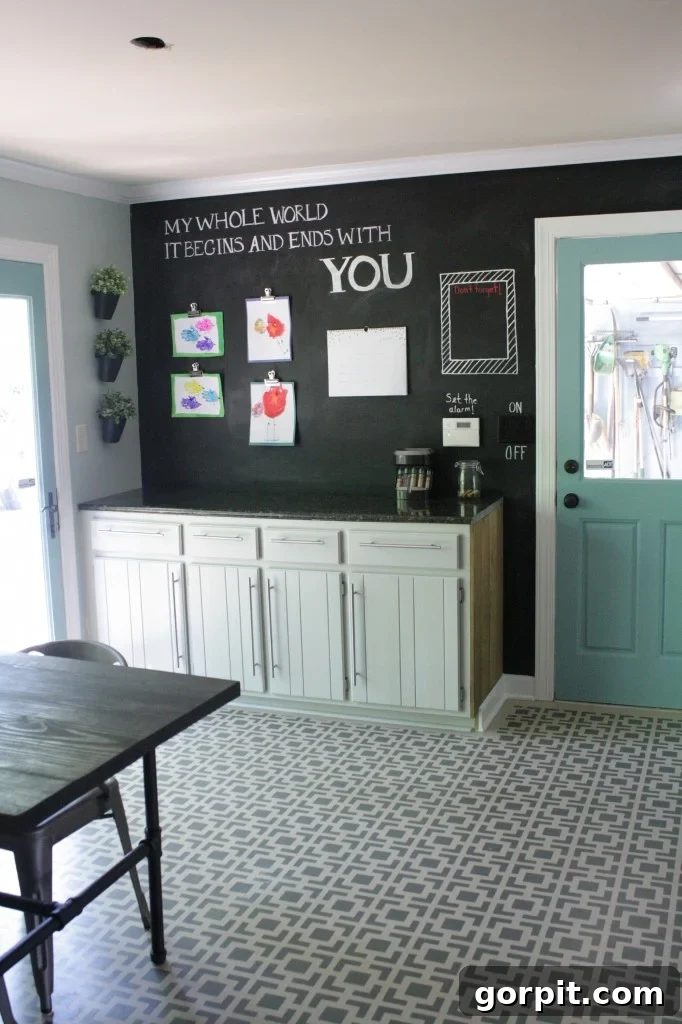 WOW! Budget kitchen makeover by Designer Trapped in a Lawyer's Body. Totally transformed with PAINT! #kitchenmakeover