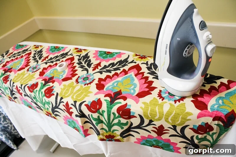 Lazy Curtains: No-Sew Hacks for Instant Style 4 how to make curtains without sewing - cutting accent fabric