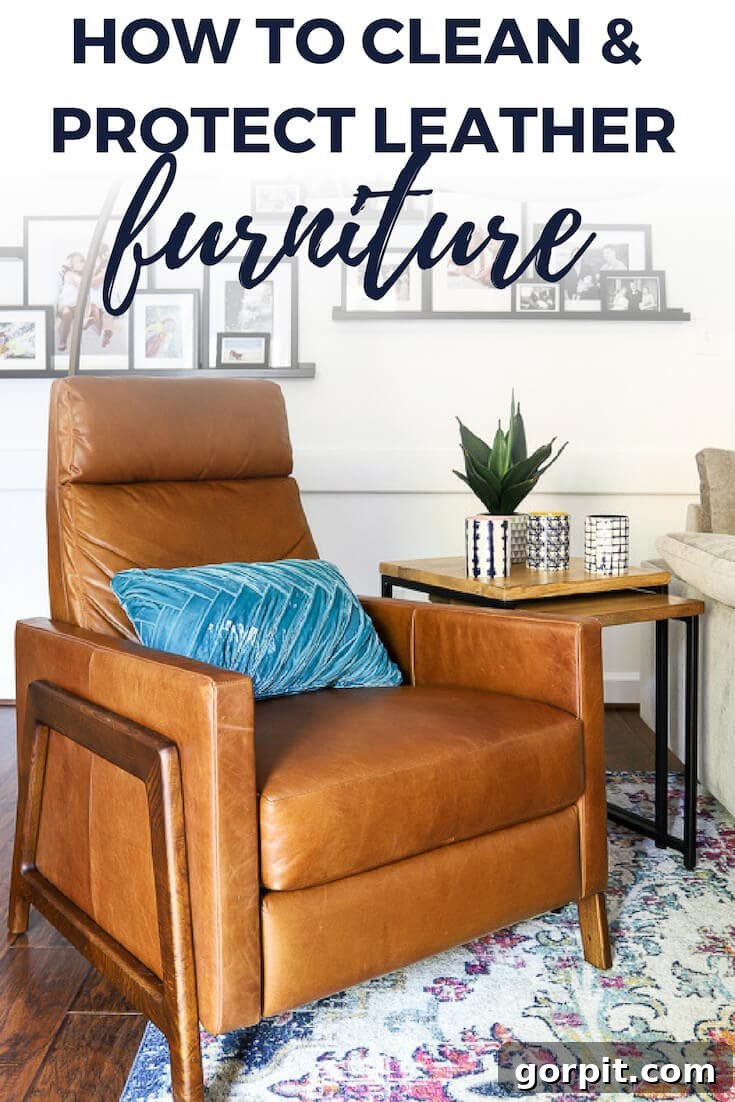 How to clean and protect leather furniture for years of enjoyment