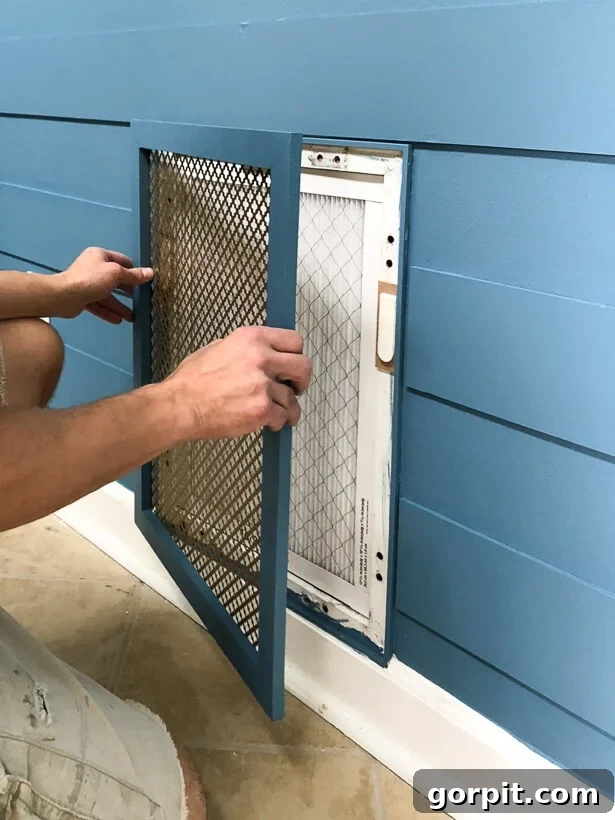 Stylish DIY Vent Cover Made Simple 11 diy air vent cover installation