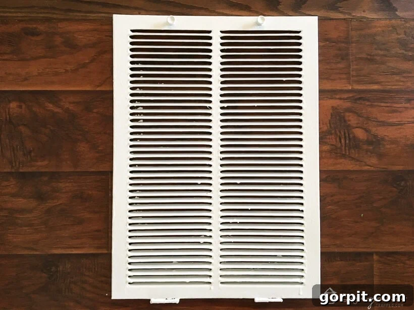 Stylish DIY Vent Cover Made Simple 8 builder grade air vent cover