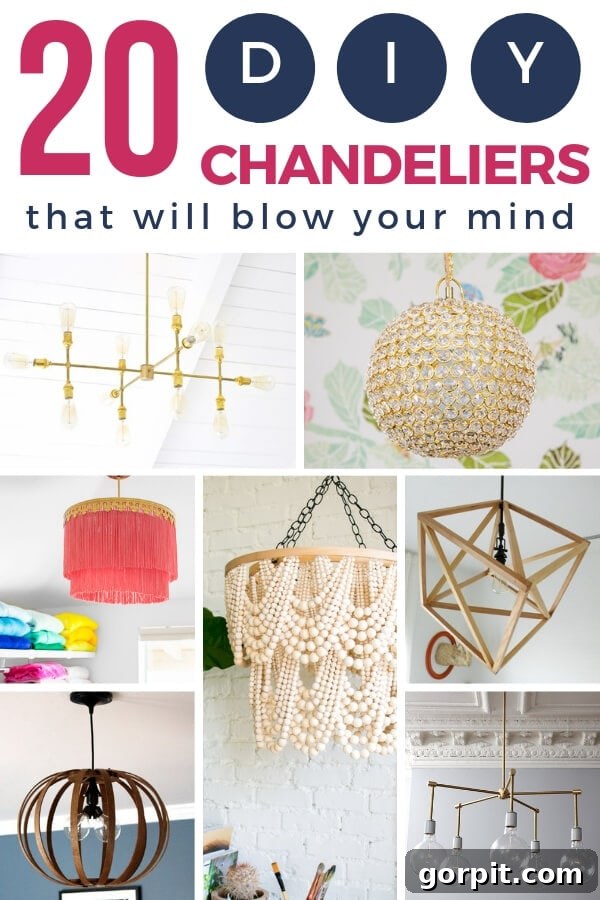 20 DIY chandeliers that will blow your mind and transform your home decor
