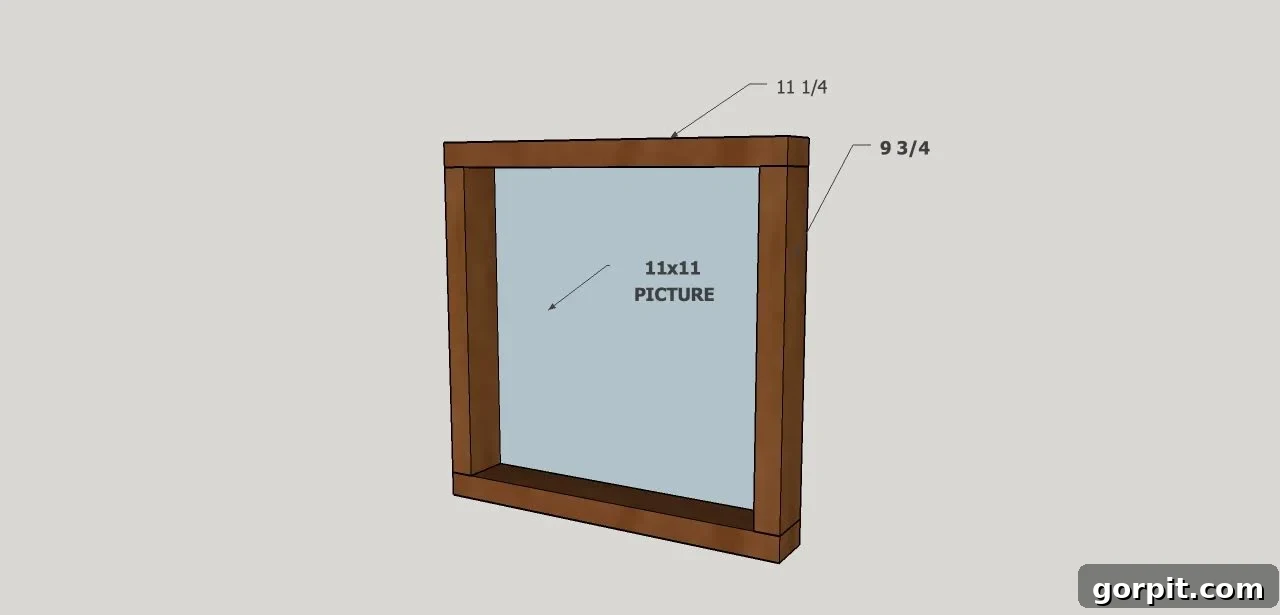 Learn how to make picture frames for large prints. Easy DIY frames tutorial.