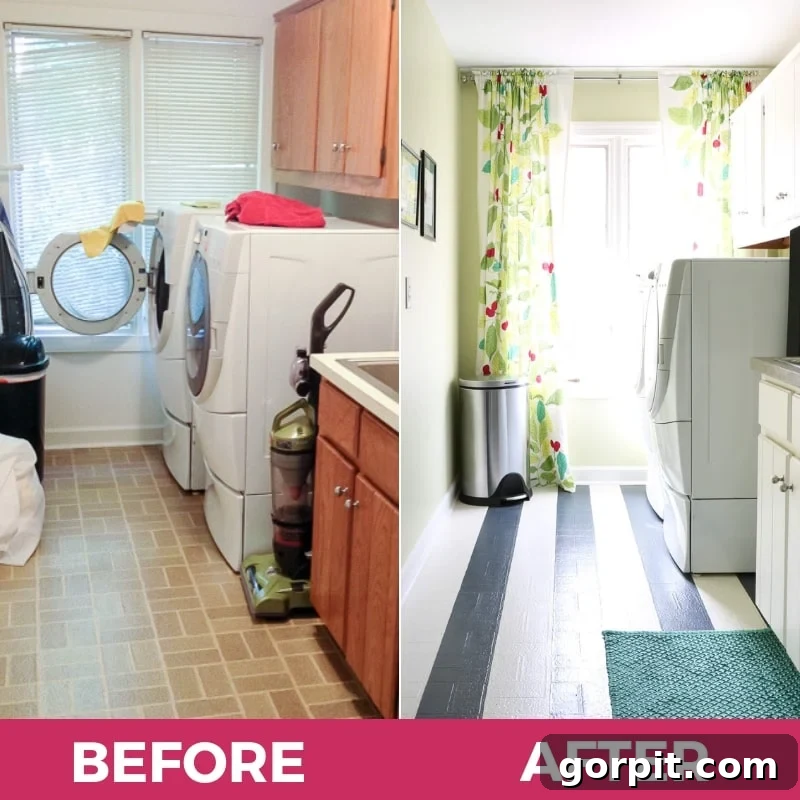 Before and after kitchen makeover on a budget.