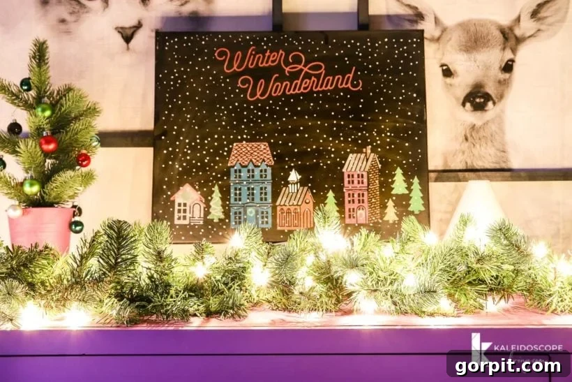 A Christmas Kaleidoscope Home Tour 25 Winter Wonderland Chalk Couture art