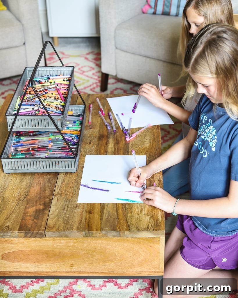 Taming Playroom Chaos: Smart Storage Solutions 12 Portable art supply storage caddy for kids