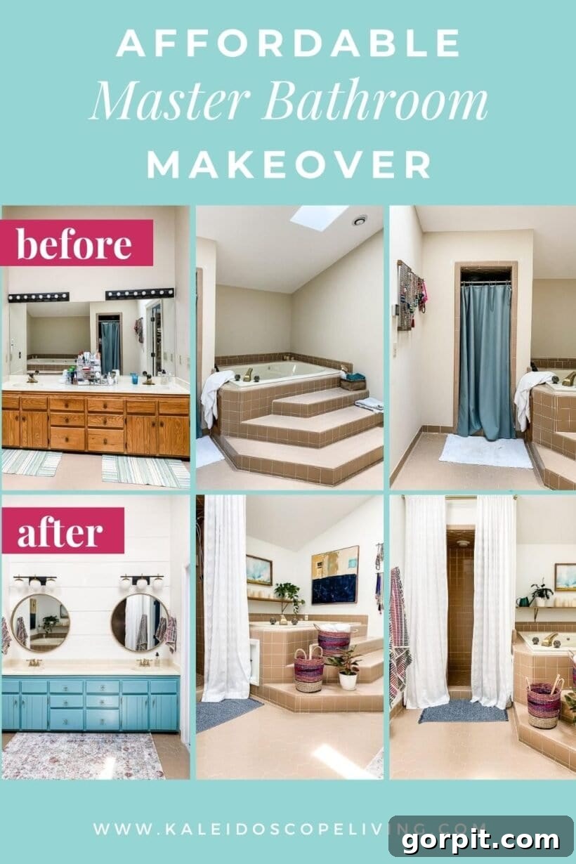 Dream Master Bath on a Budget Revealed 2 affordable master bathroom makeover after remodel