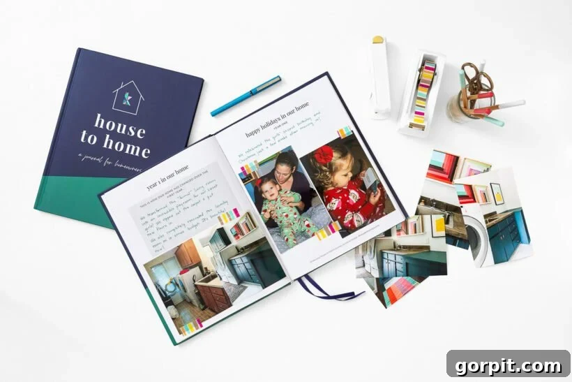 Your Definitive Home Management Journal 5 Detailed pages from the House to Home Journal