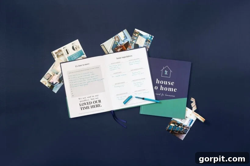 Your Definitive Home Management Journal 8 House to Home Journal: the best housewarming gift