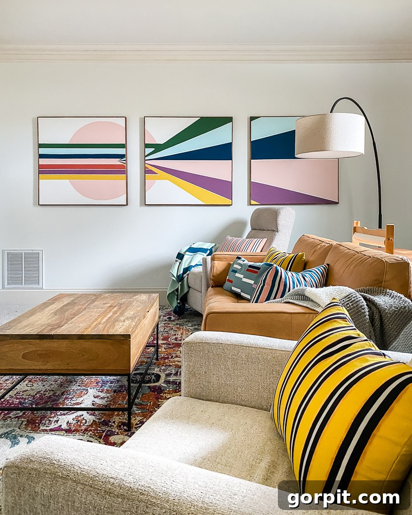 Harmonious Hues: A Journey Through Our Vibrant Art Collection 17 colorful DIY art