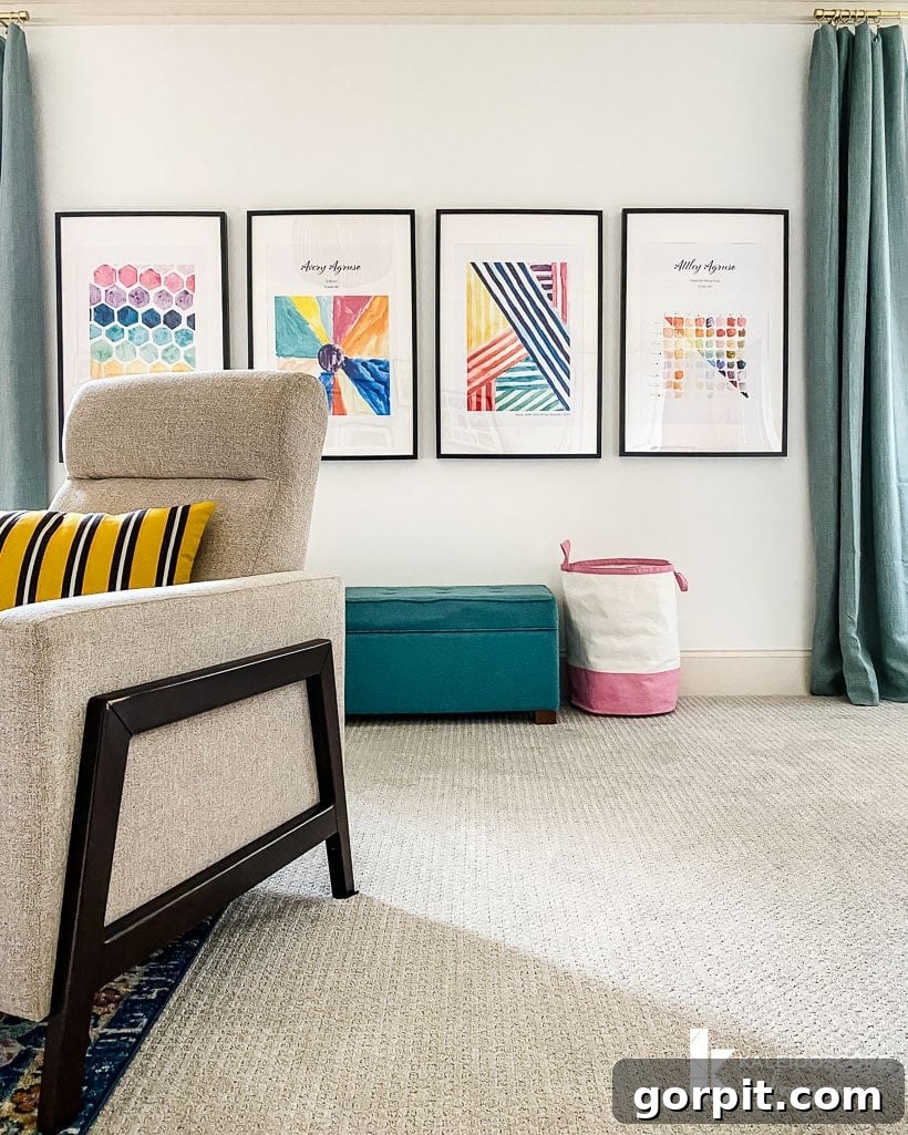 Harmonious Hues: A Journey Through Our Vibrant Art Collection 18 doodlespot gallery wall