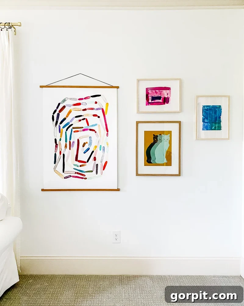 Harmonious Hues: A Journey Through Our Vibrant Art Collection 20 girl's room wall art details
