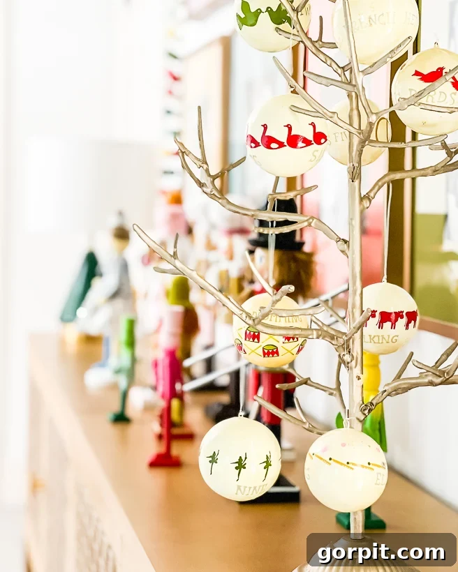 Vibrant Wonderland: Our 2021 Christmas Home Tour Part 2 20 Another view of the hallway landing, highlighting the festive atmosphere