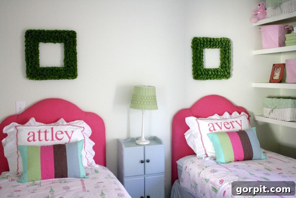 DIY Upholstered Headboard You Can Make This Afternoon 16 Updated fabric on the DIY upholstered headboard for a fresh look