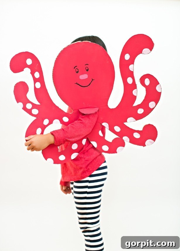 Adorable Homemade Costumes for Little Trick-or-Treaters 17 DIY octopus costume