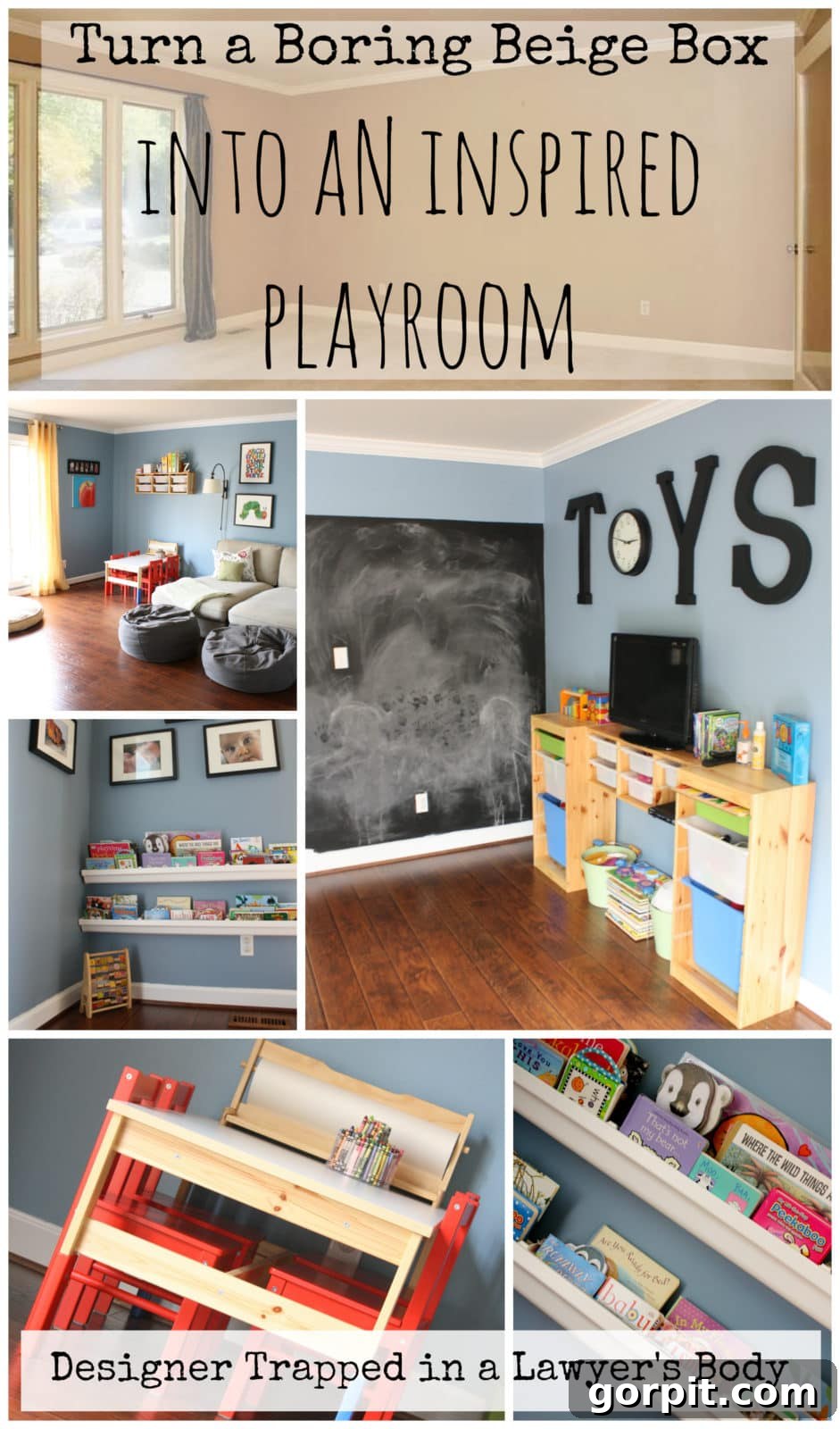 Transforming a Living Room into a Vibrant Playroom