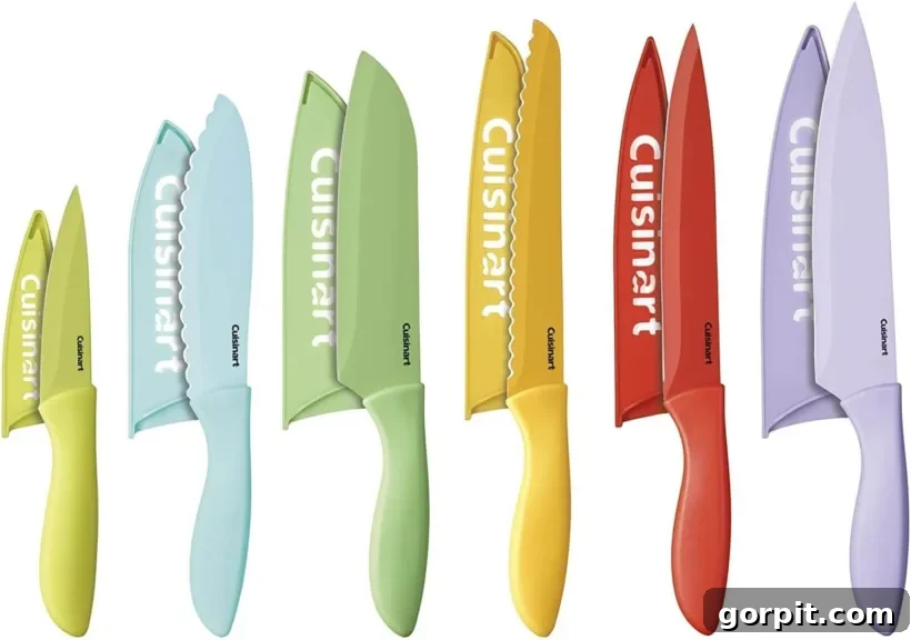 My Go-To Gifts Under $25 8 multicolored knife set