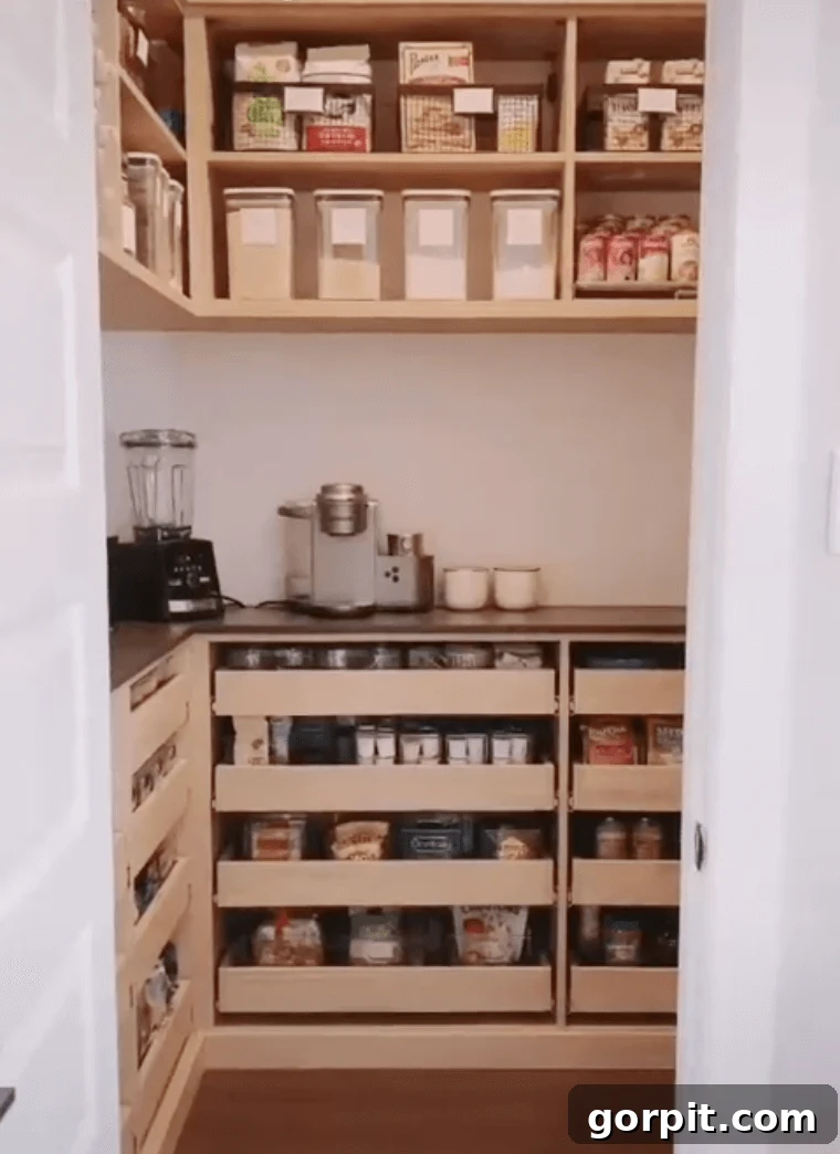 Unlock Your Pantry's Full Potential 14 pantry with full extension drawers