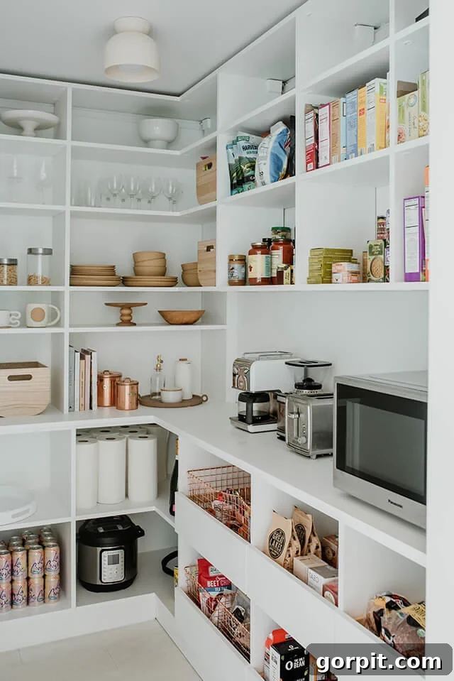 Unlock Your Pantry's Full Potential 9 organized walk-in pantry