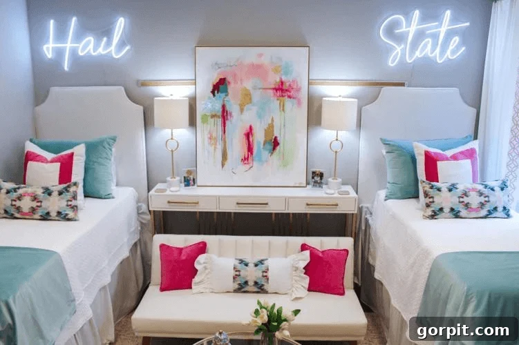 Dorm Room Unlocked: Smart Hacks for Ultimate Space 15 Futon in dorm room